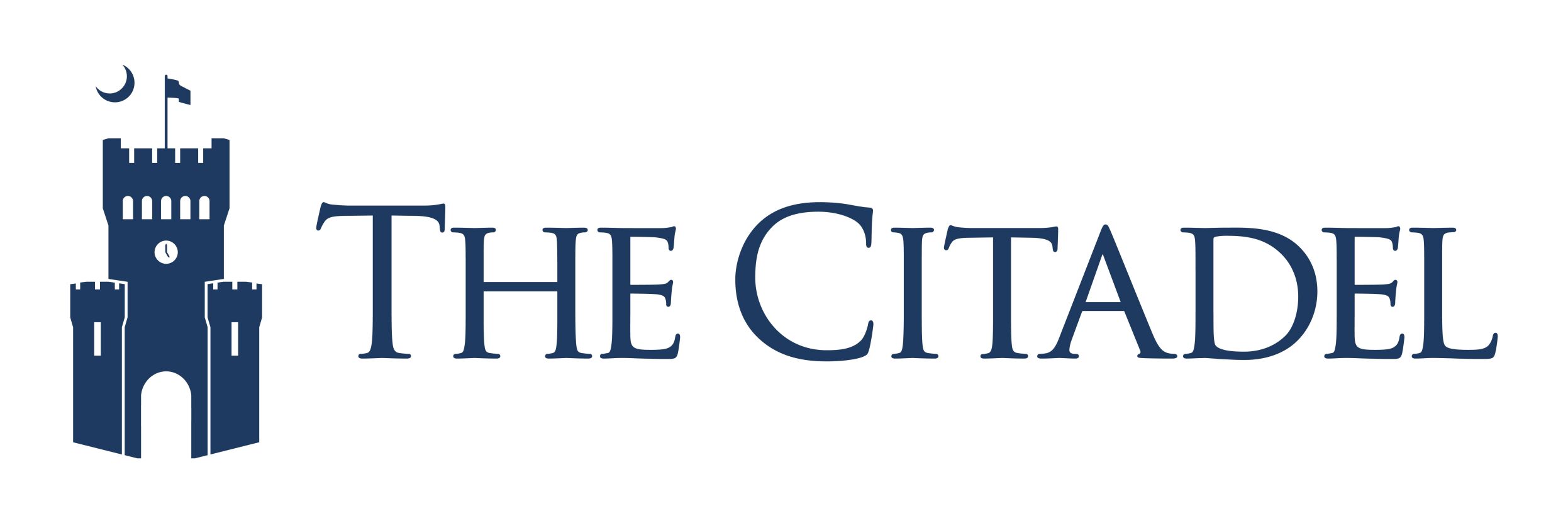 Citadel Logo _Signature_Horizontal_Navy